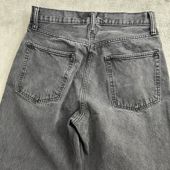 Gap Jeans Mens 28x28” Faded Black Baggy Fit Denim Y2K Skater Grunge Pants - Picture 14 of 14